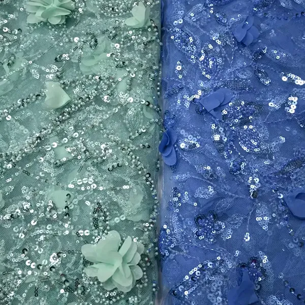 3d Embroidery Flower Applique Beads And Sequins Embroidered Lace Fabric 3d Embroidery Flower Applique Beads And Sequins Embroidered Lace Fabric