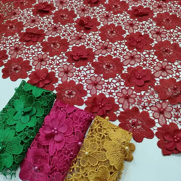 3d Embroidery Flower Applique Beads And Sequins Embroidered Lace Fabric 3d Embroidery Flower Applique Beads And Sequins Embroidered Lace Fabric
