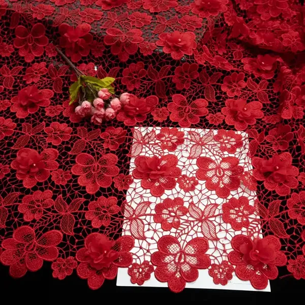 Vintage Multi Color Embroidery Mesh Lace Fabric For Dresses Vintage Multi Color Embroidery Mesh Lace Fabric For Dresses