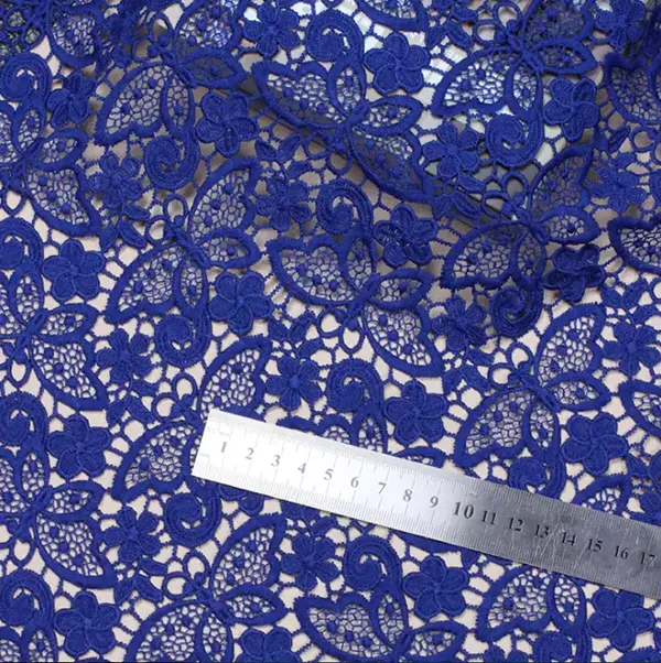 Wholesale Luxury Velvet Guipure Lace Middle East Velvet Lace Fabric Fashion High Quality Velvet Lace