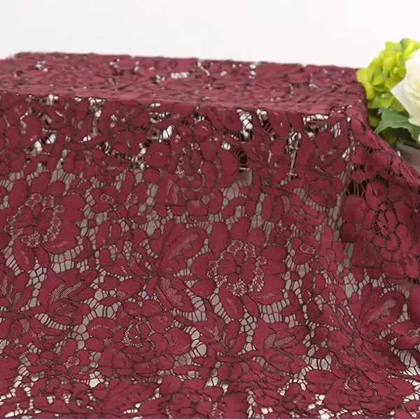 Wholesale Luxury Velvet Guipure Lace Middle East Velvet Lace Fabric Fashion High Quality Velvet Lace