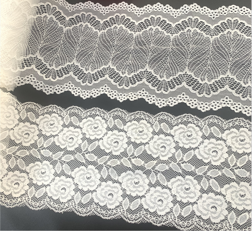Hot Sale Hot Nylon Nylon Spandex Dantelă Dantelă Dantelă Elastică pentru lenjerie și lenjerie