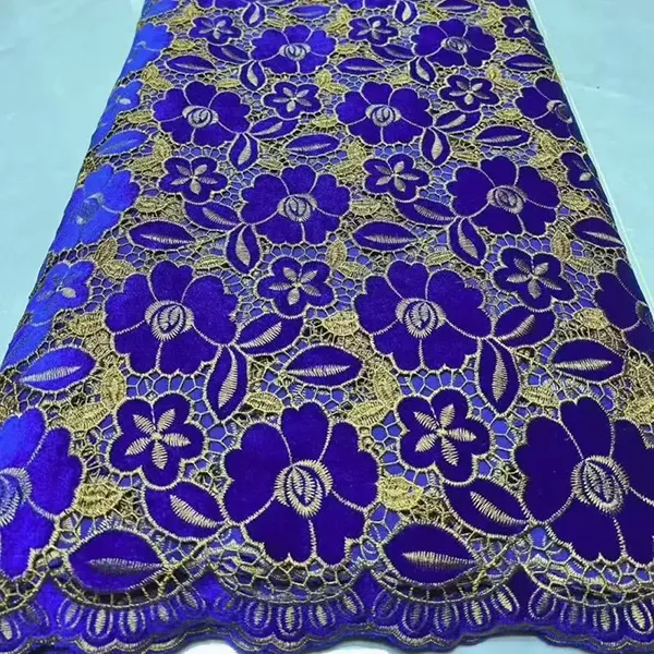 En-gros de lux catifea dantelă guipură Orientul Mijlociu dantelă catifea dantelă moda dantelă de catifea de înaltă calitate